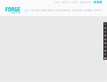 Tablet Screenshot of forge.co.nz